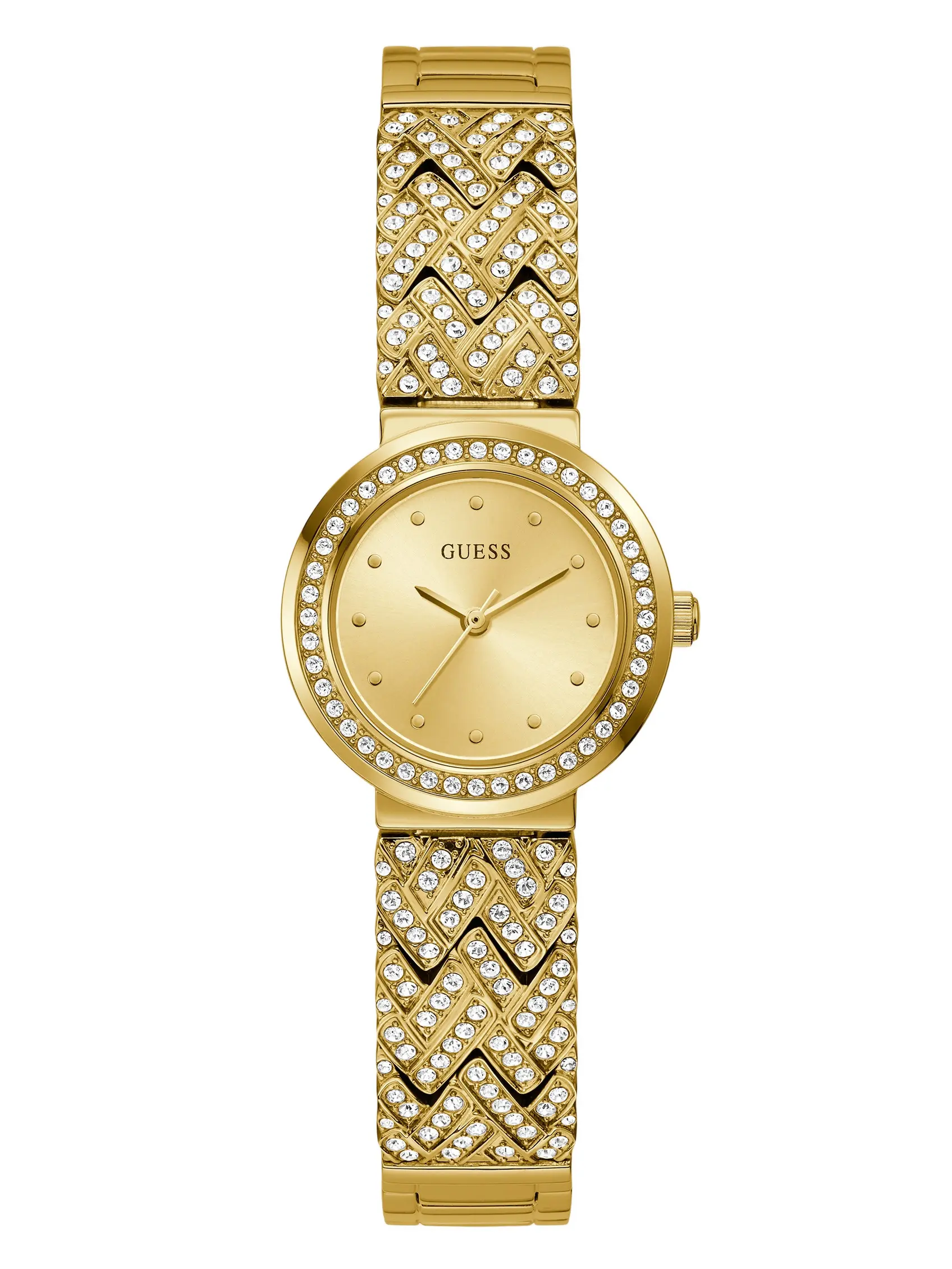 GUESS Female Gold-Tone Analog Watch