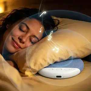 Wireless Sleep Pillow Speaker, Thin Hidden Audio Device With White Noise, Mini Private Sound Box Ideal For Side Sleep Use