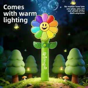 Remote Control Sunflower Bubble Machine Children's Day Gift