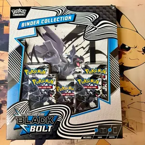 Pokémon Black Bolt Binder Collection - Official Trading Card Game Binders for Collectors