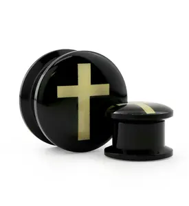 Black Cross Plugs