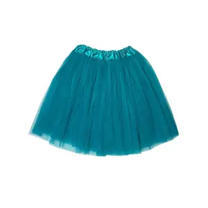 Teal Tutu Skirt for Women – 3-Layer Tulle Ballet Skirt for Costume, Dress-Up, Dance, & Cosplay