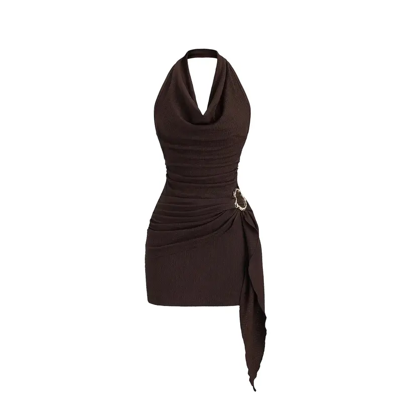 black cowl neck mini dress rebellious - TikTok Shop black cowl neck mini dress rebellious - TikTok Shop