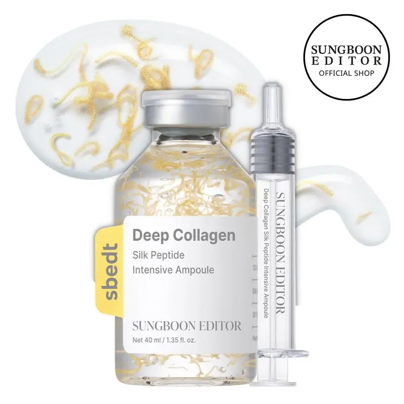 [Sungboon] Silk Lifting Peptide Ampoule | Wrinkle Care | Face-Lift at Home serum with Peptides & Deep Collagen | Plumping, Smooth, Anti aging Korean Skincare mothers day gift ideas (30ml)