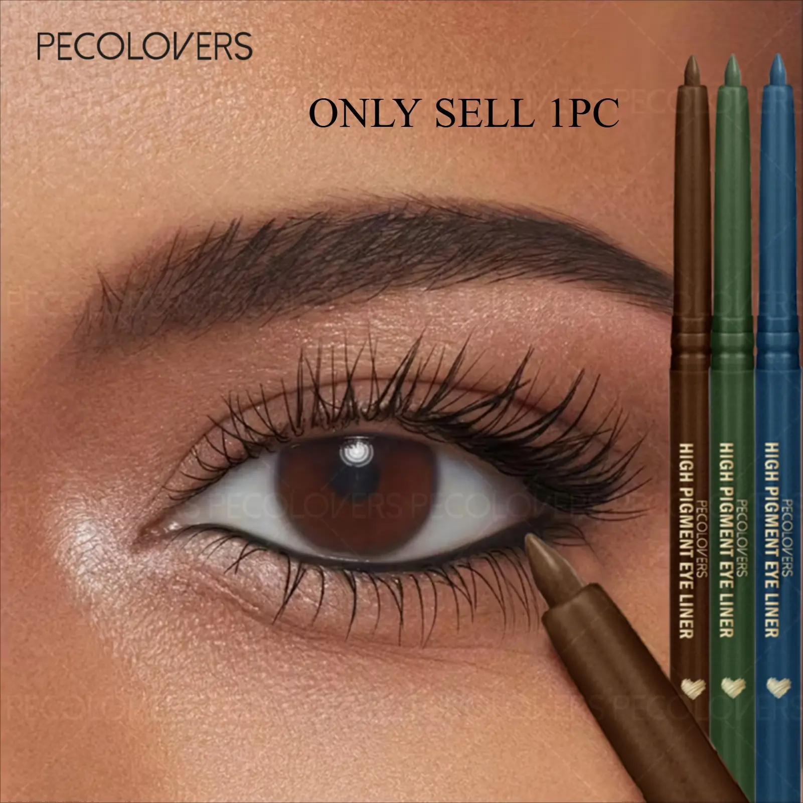 1 Pc Colorful Eyeliner Pen, High Color Rendening, Used As Eyeliner and Eyeshadow, Eye-catching Eye Makeup, Suitable To All Styles, Music Festival Concert Party Makeup, Perfect Gifts