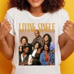 Retro Living Single T-shirt, Living Single Friends Hoodie, 80s TV Show Sweatshirt, 80s Nostalgia Tee, Gift for Her