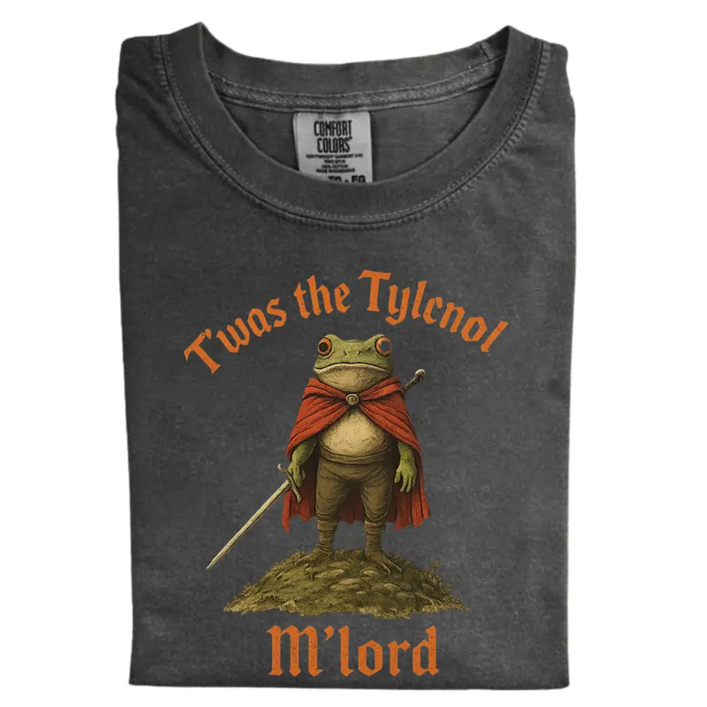 Twas the Tylenol M'lord Shirt, Funny Anti RFK Jr Frog Liberal Meme shirt, Vaccine Awareness Comfort Tshirt, Unisex Cotton Graphic Top T-Shirt, Unisex Cotton Crewneck Top for Daily Wear