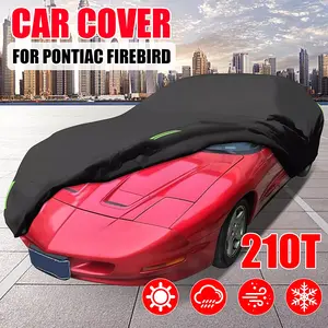 210T For Pontiac Firebird Car Cover Waterproof All Weather Dust Scratch Proof