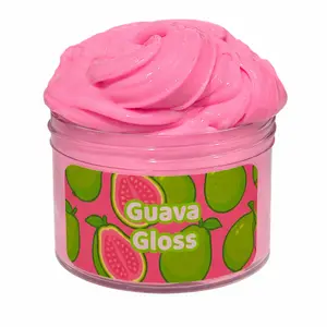 Guava Gloss Slime – Thick & Glossy | Fresh Guava Scented Stress Relief Toy