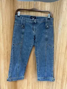 Patrizia Pepe Denim Capri Pants