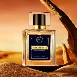 YCZ Eternal Love Perfume 2.6oz 75ml Aromatic Adjustable Concentration Fragrance with Musk Ambergris Jasmine Rose Patchouli Fruity Notes Vanilla Scent Edp Sprays Eau De Cologne