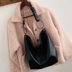 CeCe Casual-Chic Shoulder Bag in Soft Vegan Leather with Crossbody Strap 12" x 8.5" x 3" for Everyday Wear and Versatility