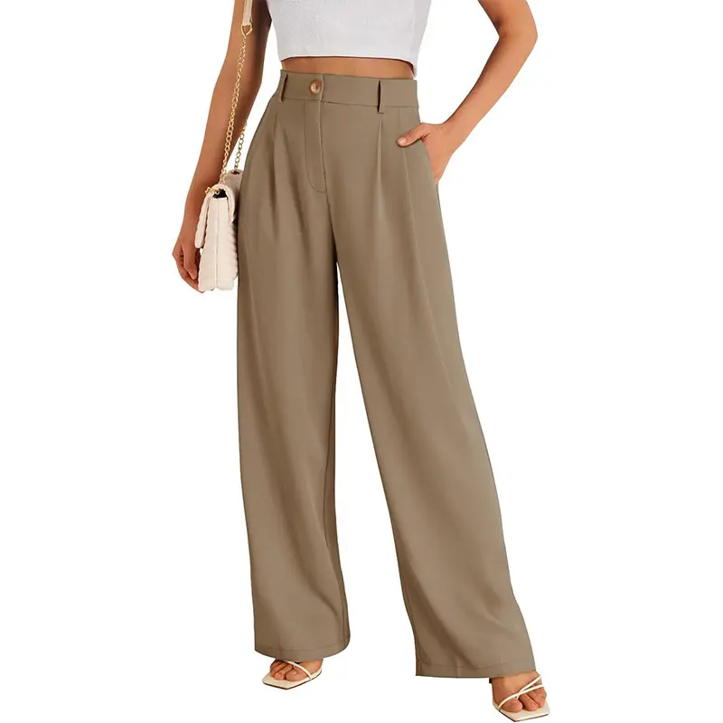 Summer women's high waist work commuting temperament business casual comfortable dress suit pants