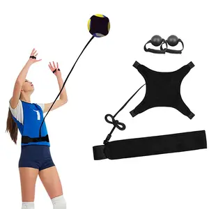 : Volleyball Training Resistance Band with Recoil Rope – Solo Practice Tool for Spiking, Setting & Strength