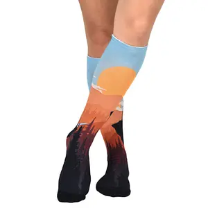 Men & Women's CoolMax Knee-High Socks, Nature Inspired Collection for Men & Women Eco-Friendly Knee High Socks