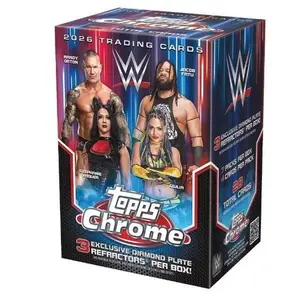 2025 Topps Chrome WWE Blaster Box Sports Trading Cards Collectible Sports Cards