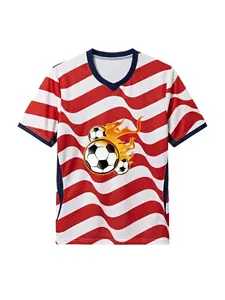 2026 World Cup tailgates just hit DIFFERENT! Rock this fire soccer jersey and cheer loud at stadium nights & backyard watch parties! Top Casual