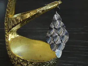 Leaf Pure Silver Dangle, Leaf Fine Silver Drop Earring, Natural Pure Silver Earring, Dangling, Maple leaf, Traditional Miao, 925 Fine Silver Jewlery, Silver Accessory, Miao Silver Heritage