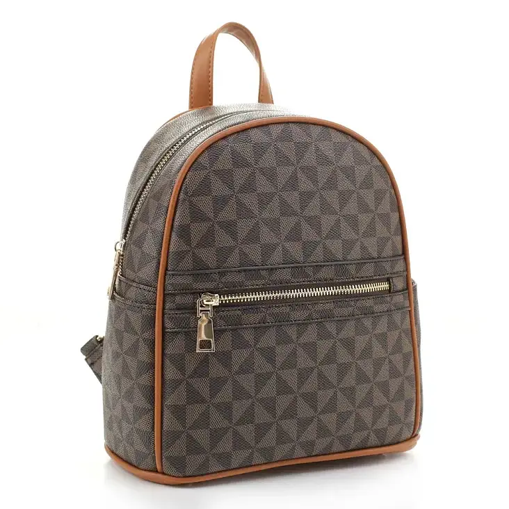DR0438 Blake Monogram Backpack
