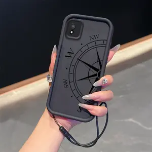 REALME C20A Compass Hand Rope Combination Assembly phone Case For OPPO REALME C20A with silicone shock proof design perfect for popular