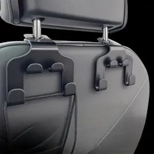2 Piece Car Seat Headrest Hooks, Creative Interior Hooks, Vehicle Backseat Storage, Car Seat Hooks, Car Headrest Hooks, Car Organizers