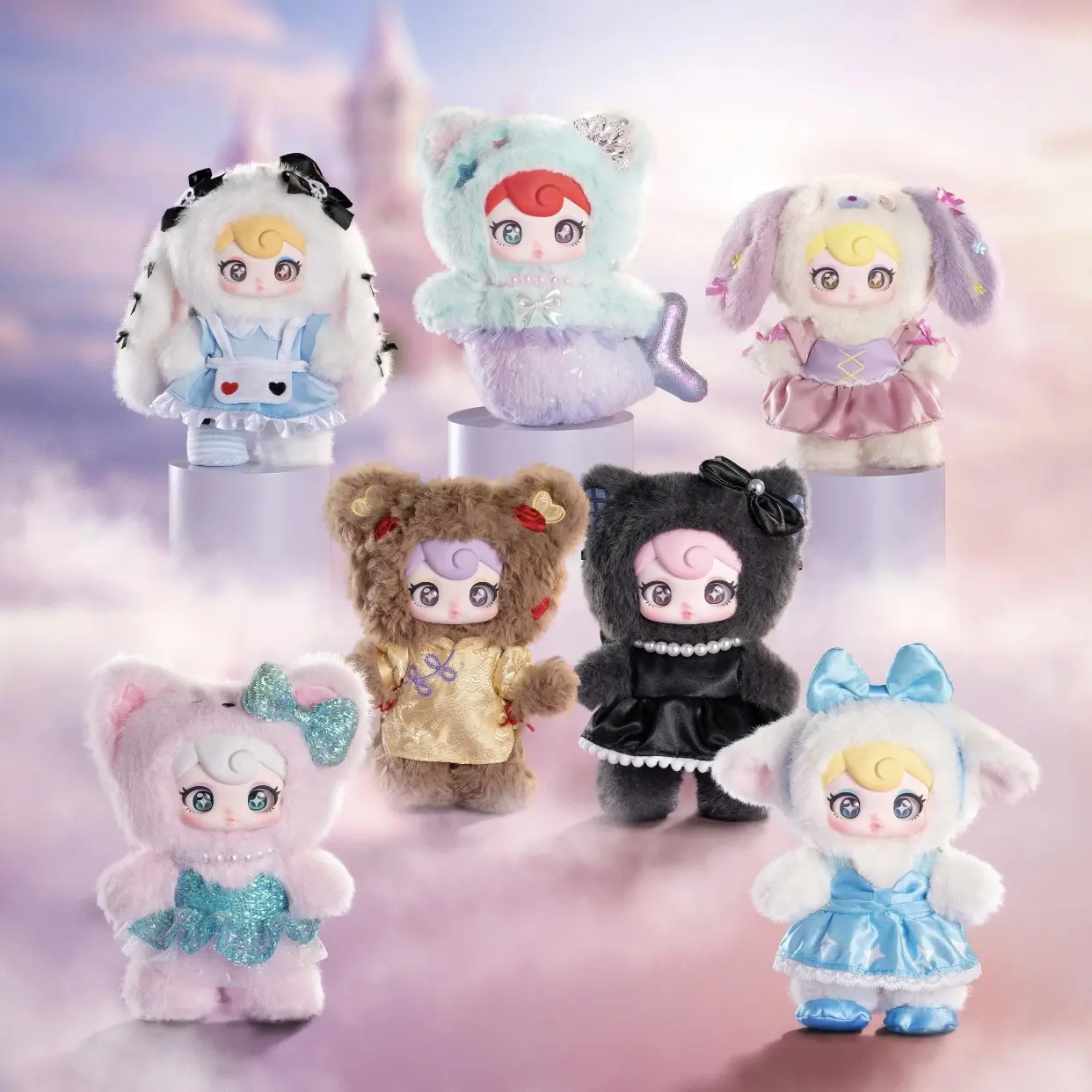 Sunnycoco Rebellious Sweetheart Series Blind Box - Collectible Figurine Blindbags Surprise Set, Collectible Blind Pack Gift for Entertainment Enthusiasts