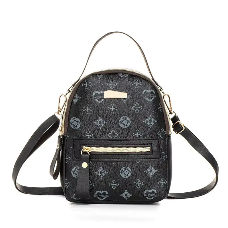 Mini Faux Leather Backpack | Mochila con Correa