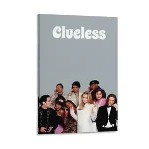 Clueless Poster (16) Canvas Poster Bedroom Decor Sports Landscape Office Room Decor Gift Frames Ornaments Wall Decoration Artistic Photo