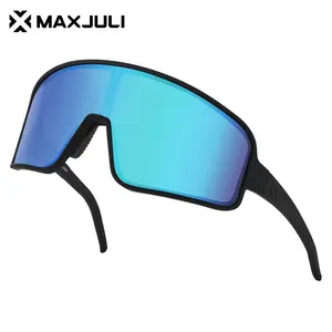 MAXJULI Polarized Sunglasses for Men Women, Windproof Outdoor Sports Cycling Running UV400 Protection Sun Glasses 8121