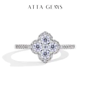 1.3ct D VVS1 Color Synthetic Moissanite Ring for Women 925 Sterling Silver Engagement Wedding Party Fine Jewelry Gift New R178