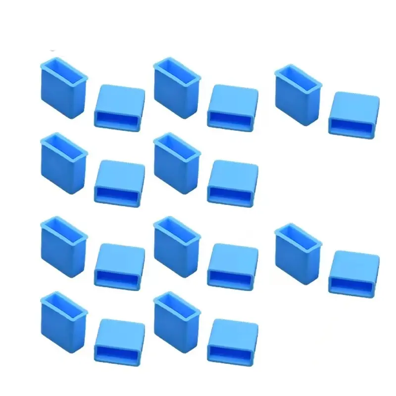 20-Pack USB Plug Protectors, Compact and Simple Design, Fits A-Type Male Connector, Dustproof, Moisture-Resistant, Anti-Oxidation, Ideal for Daily Use