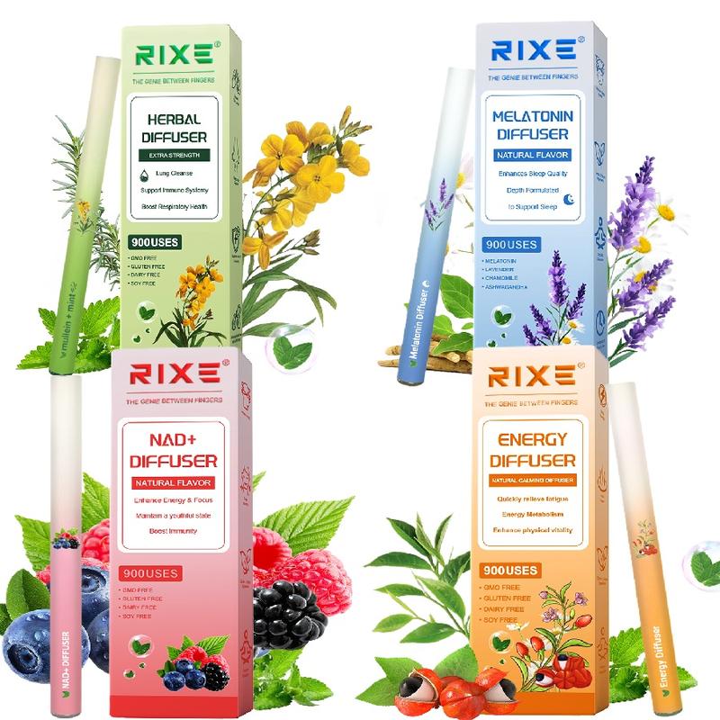 [Five-In-One] Natural Herbal Diffusers – Pure Herbal for Lung Support, Sleep Support, Energy Boost& Relaxation-Mullein & Thyme/Peppermint Extract/Lavender/Dandelion, Suitable for Most People Who Have Discomfort in Their Noses Healthy Therapy Fitness