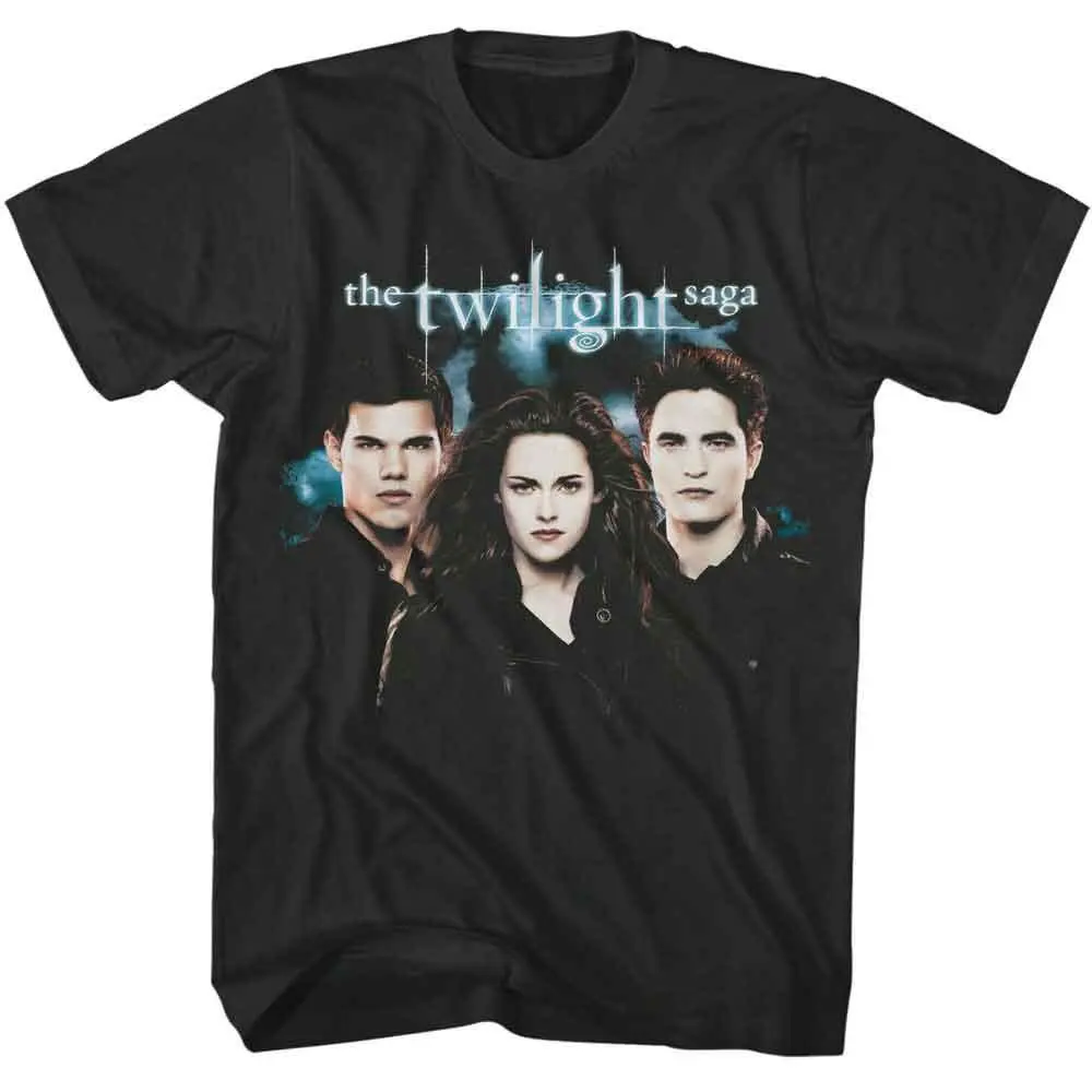 The Twilight Saga Eclipse Movie Graphic T-Shirt - Vintage Bella Edward Jacob Vampire Tee