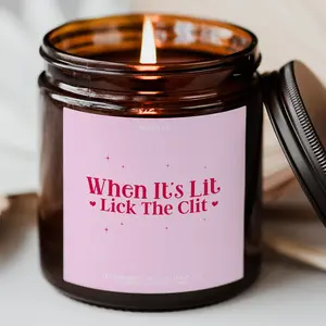 Funny Candle, Joke Candle, When it's Lit, Lick the, Rude Candle, Sarcastic Gifts for Her, Christmas Gift for Her, Valentine's Gift for Her