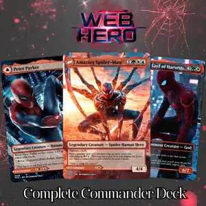 Web Hero Proxy Deck 100 Cards + Tokens | Commander EDH
