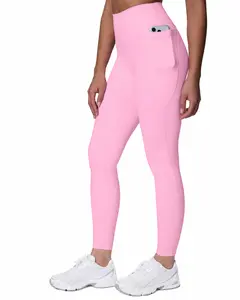 PAVOI ACTIVE Buttery Soft Workout Leggings with Pockets for Women - High Waisted No Front Seam Gym Yoga Pants, Full & Tall Length - FlexFlow