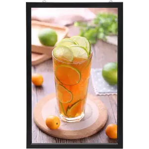 24 x 36 Inch LED Movie Poster Frame Home Theater Wall Mounted Advertising Picture Frame Display Led Light Box Sign Advertising Display Decor Photo