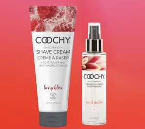 COOCHY Intimate Shave Cream | No Razor Bumps | Berry Bliss | FREE Mist $25+