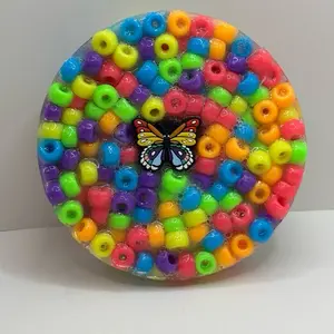 Enchanted Butterfly Rainbow  Remeltable Picky Pad – Stress, Anxiety & ADHD Relief Fidget Toy