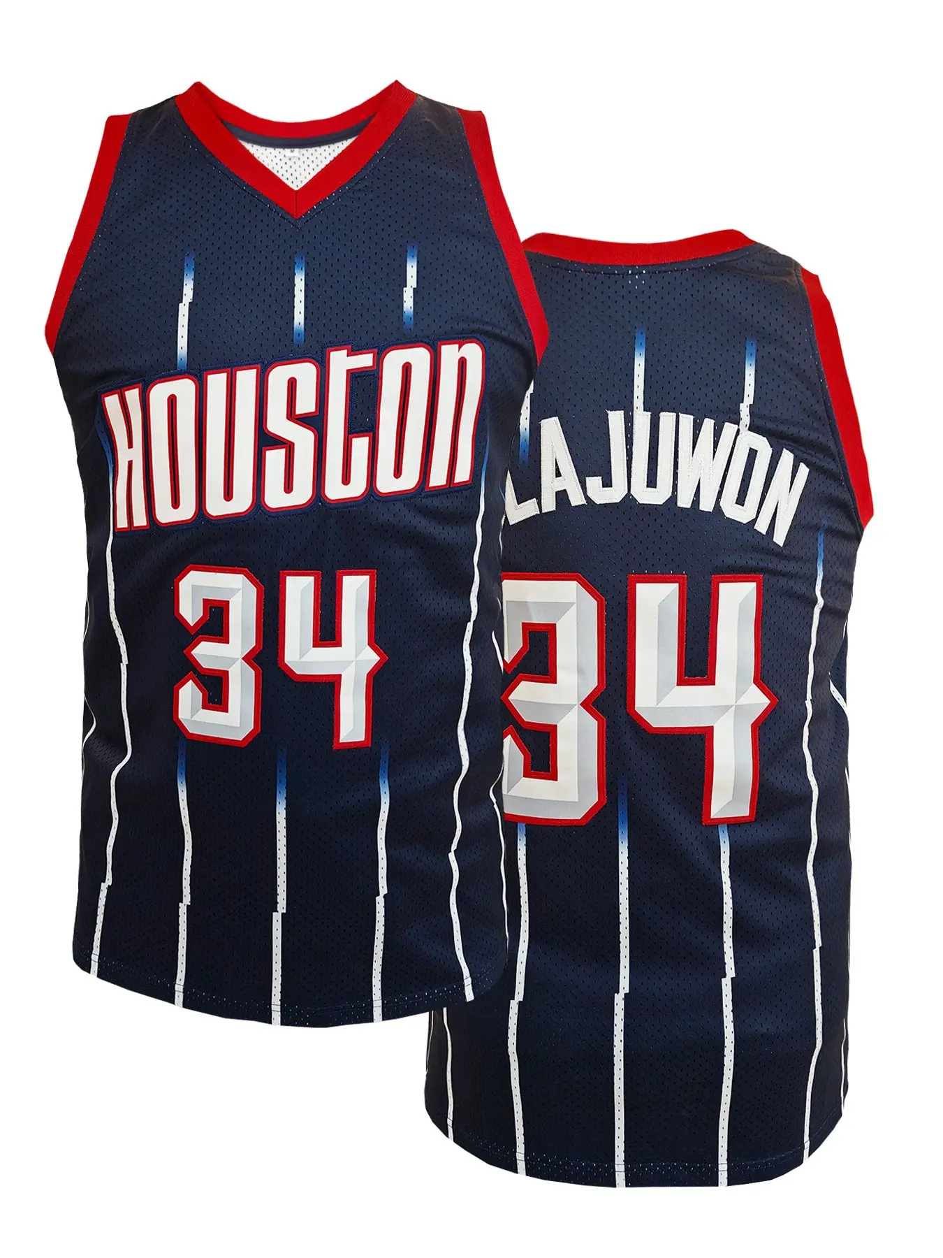 Houston #34 Basketball Jersey Embroidered Mesh Sports Shirts Casual Sports Jersey
