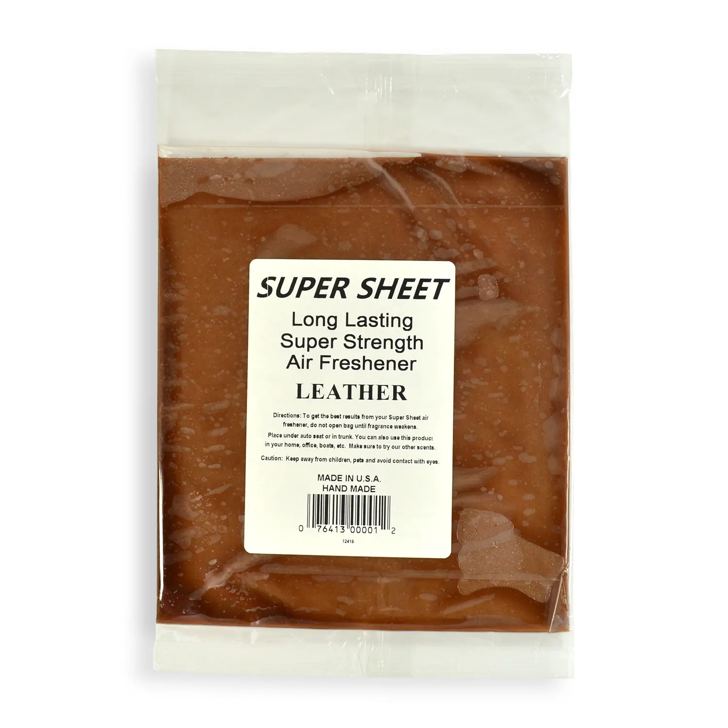 Jenray Super Sheet Large (8"x7") Under Seat Car Air Freshener (Leather)