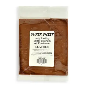 Jenray Super Sheet Large (8"x7") Under Seat Car Air Freshener (Leather)