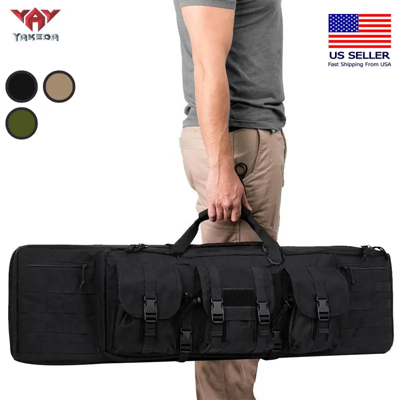 YAKEDA GN-9013 Tactics Rifle Case 36"/42" 900D Nylon Fishing Tool Kit with Spacious Padded Interior & Ergonomic Design for Enhanced Protection Bag