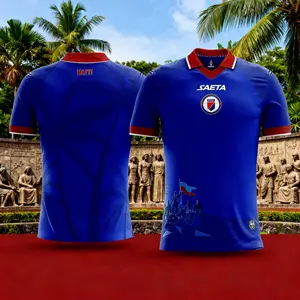 2026 Haiti Home Away Short Slevee Soccer Jersey