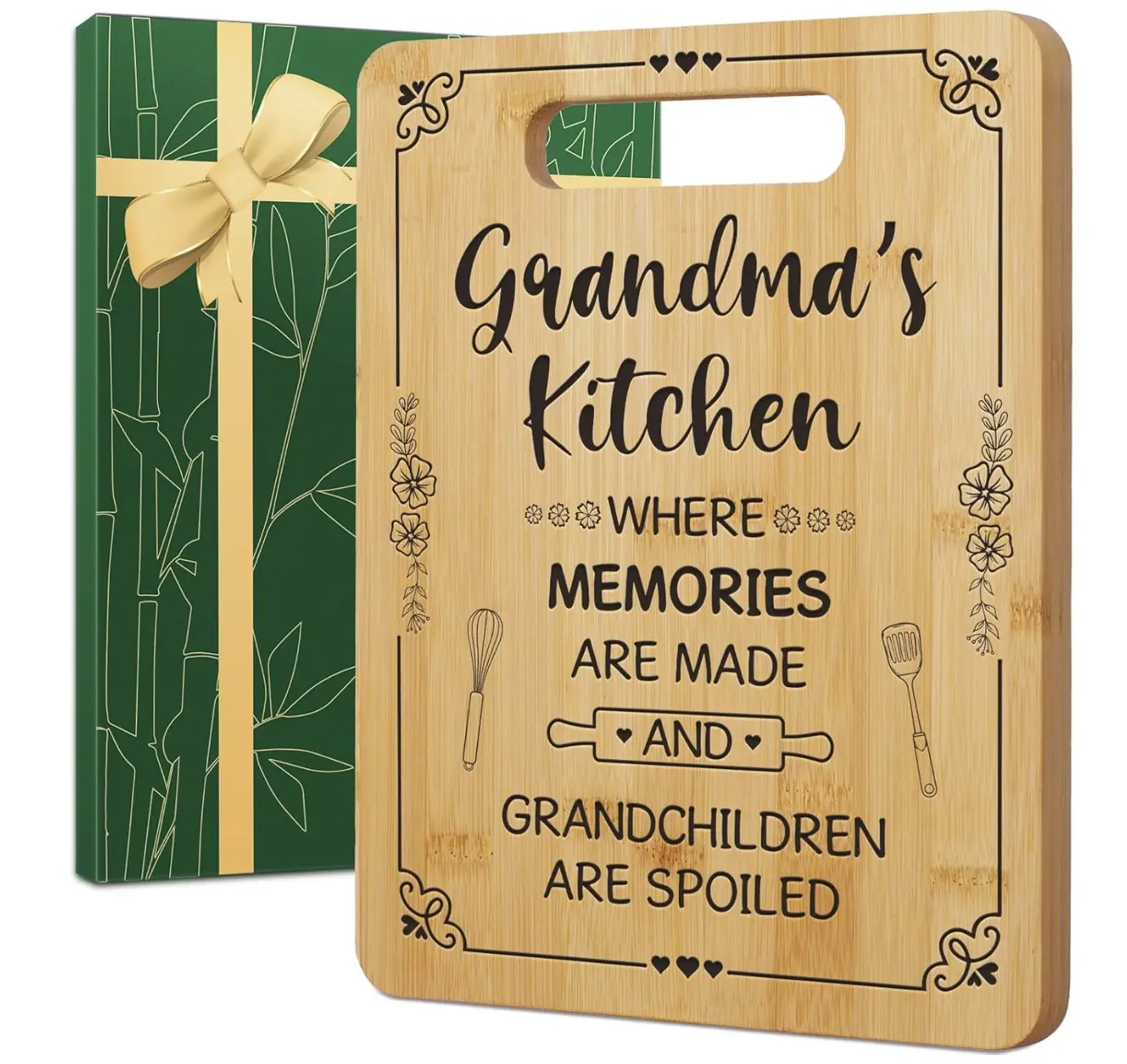 Granny Birthday Gifts from Grandkids, Unique Cutting Board, Mothers Day Gifts for Granny, Best Granny Gifts for Grandma