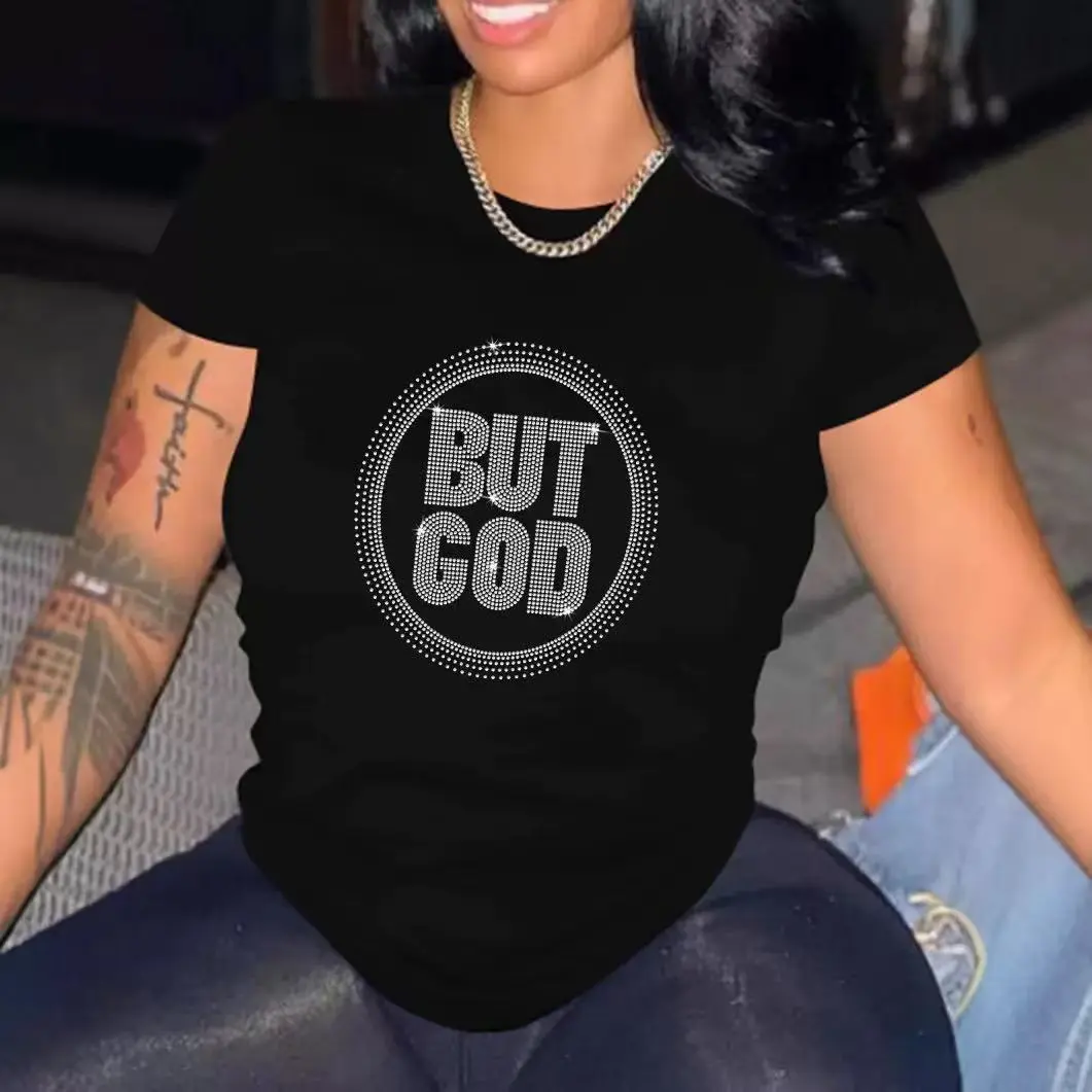 But God Shining Letters Women's T-shirt