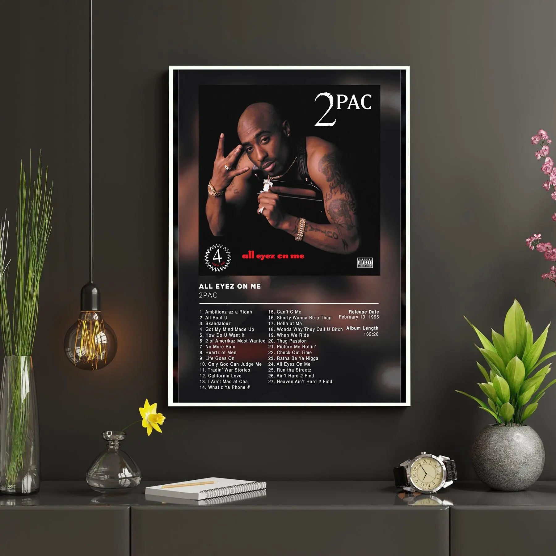 All Eyez On Me 2Pac Poster - POSTER NO FRAME