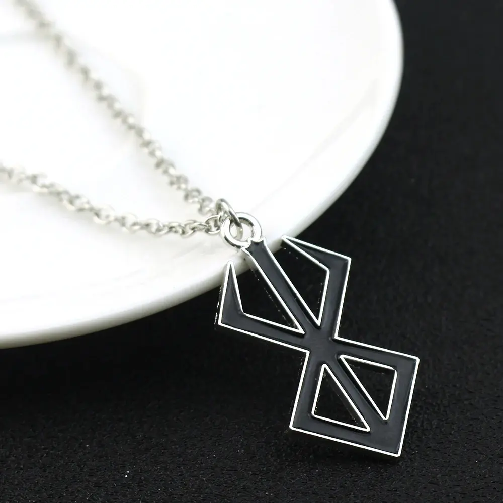 Necklace Trendy Fashion Guts Sword Logo Pendants Cosplay Jewelry Decoration Necklace Props Gifts