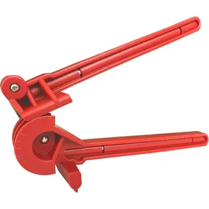 Tubing Bender, Tube Bender, 3/16”, 1/4", 5/16", 3/8" 4-IN-1 brake line Bender Tool for Copper, Brass, Aluminum and Thin Steel Fuel Line Pipe, Bends 0-180°