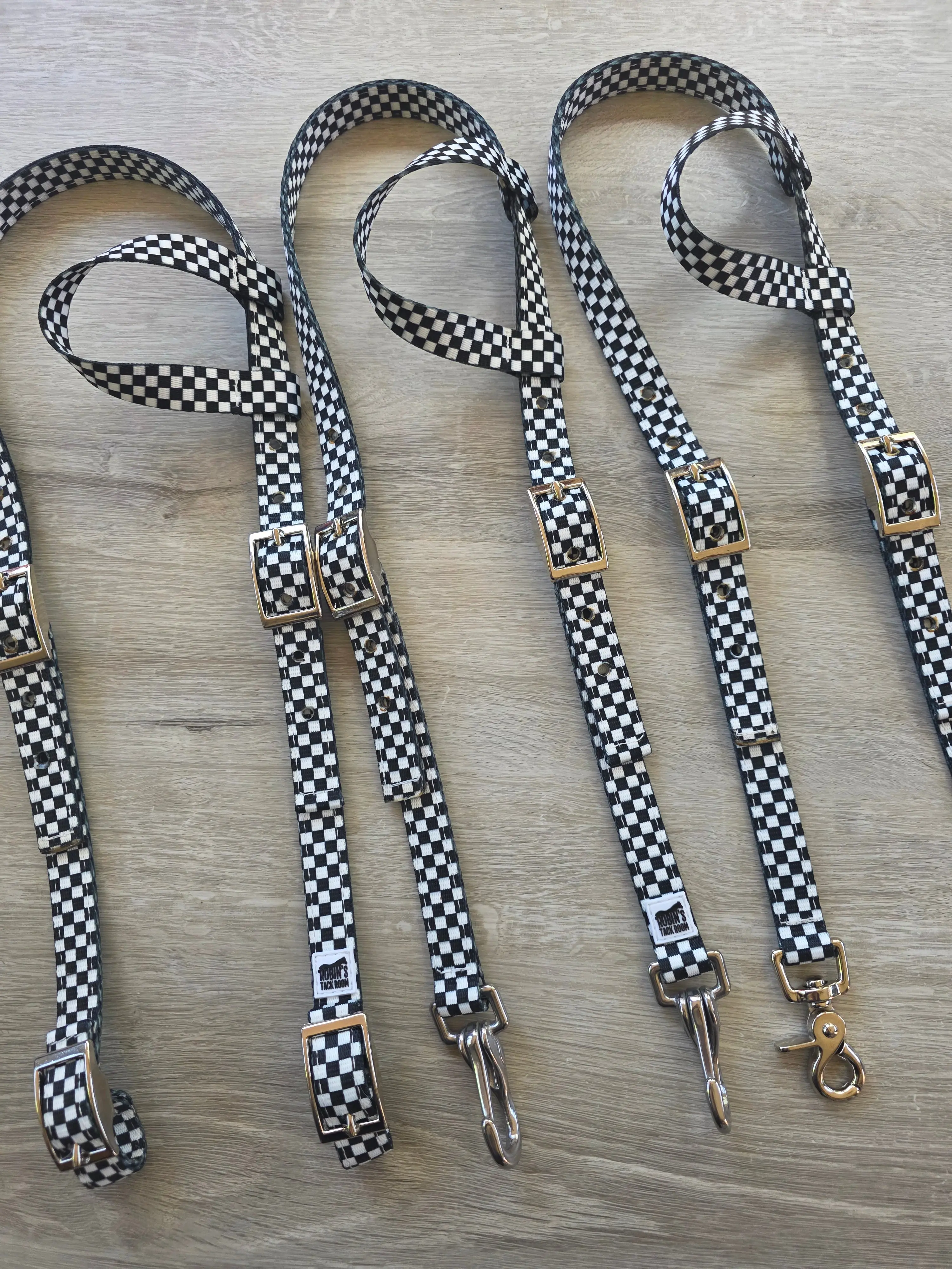 Checkered headstall Checkered headstall